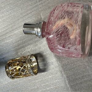 LA TEE DA Pink Perfume Bottle with Silver Cap